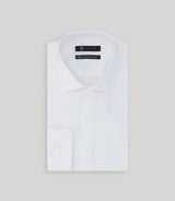 Chemise en satin de coton blanche - IZAC