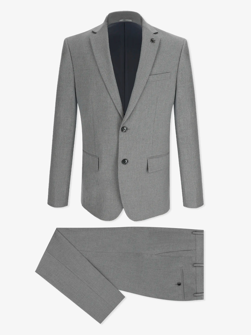 Costume 2 boutons gris - IZAC