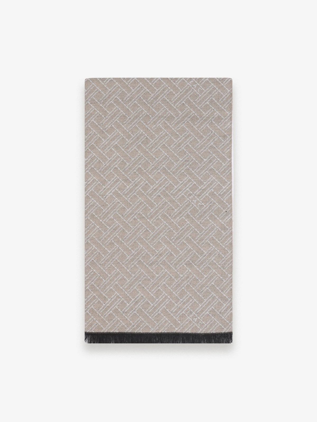 Écharpe à motifs beige - IZAC