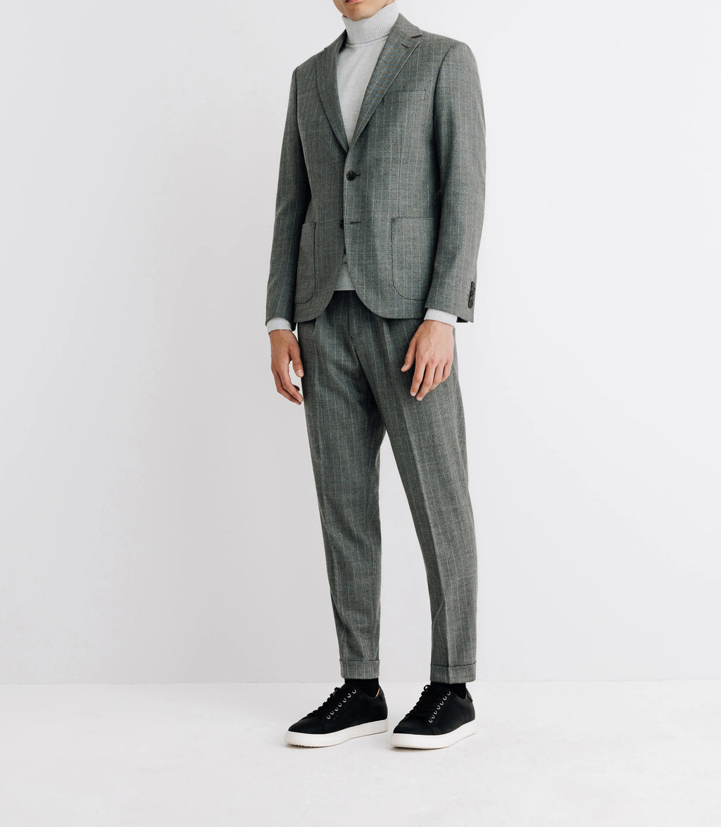 Costume à rayures tennis gris - IZAC
