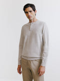 Pull col rond beige - IZAC