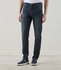 Jean 5 poches stretch bleu foncé - IZAC