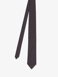 Cravate fantaisie marron - IZAC