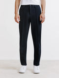 Pantalon en maille marine - IZAC
