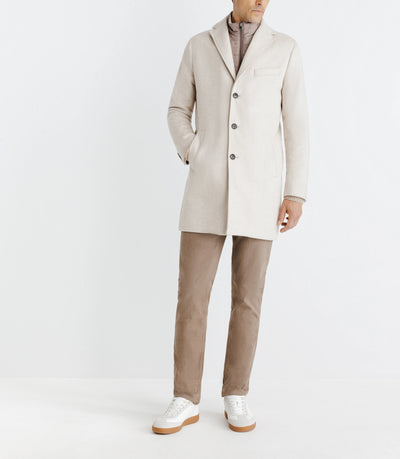 Manteau ville parementure beige - IZAC