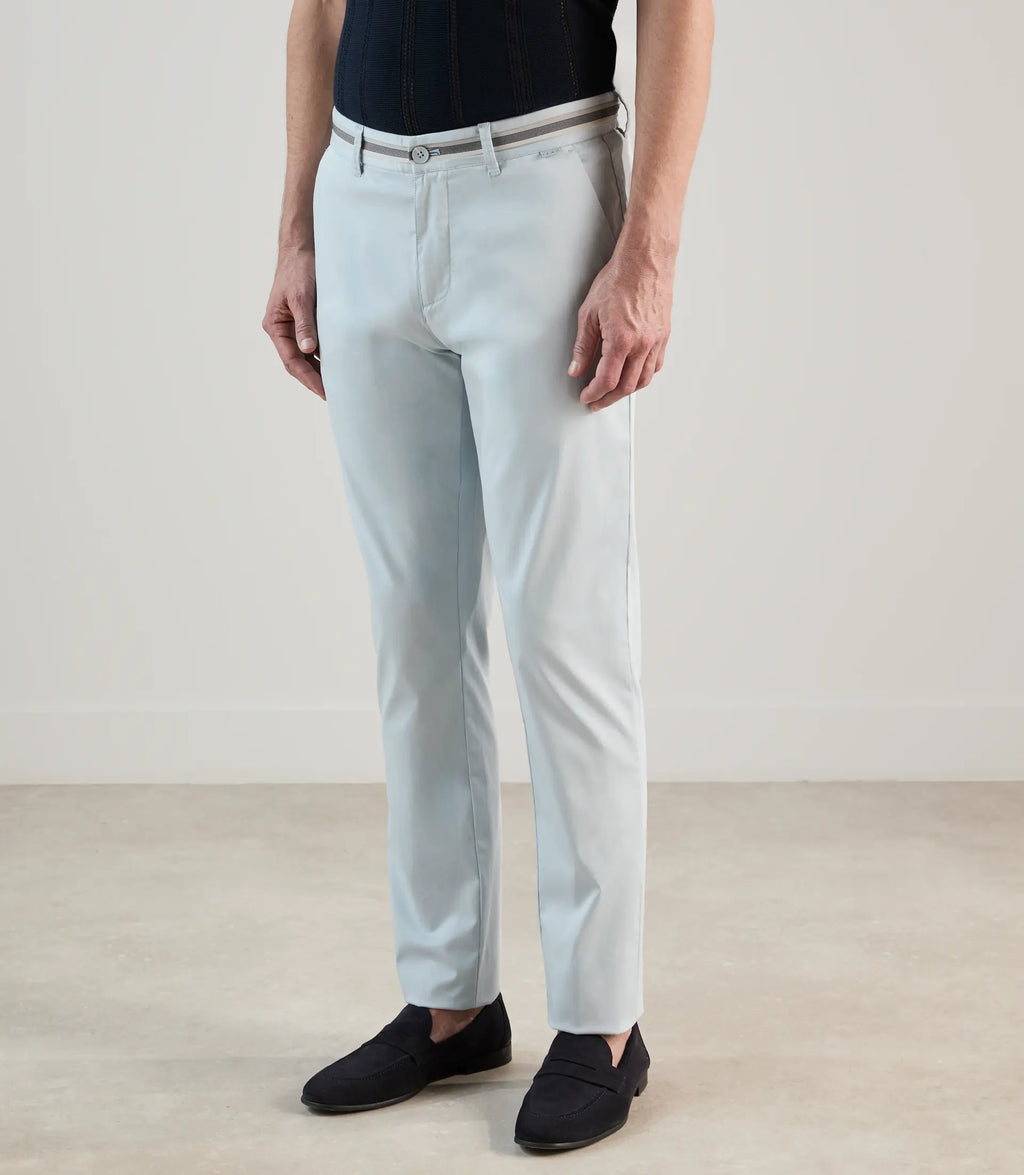 Pantalon chino bleu ciel - IZAC