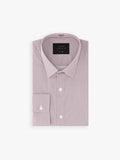 Chemise fantaisie bordeaux - IZAC