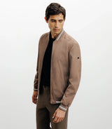 Blouson col teddy taupe - IZAC