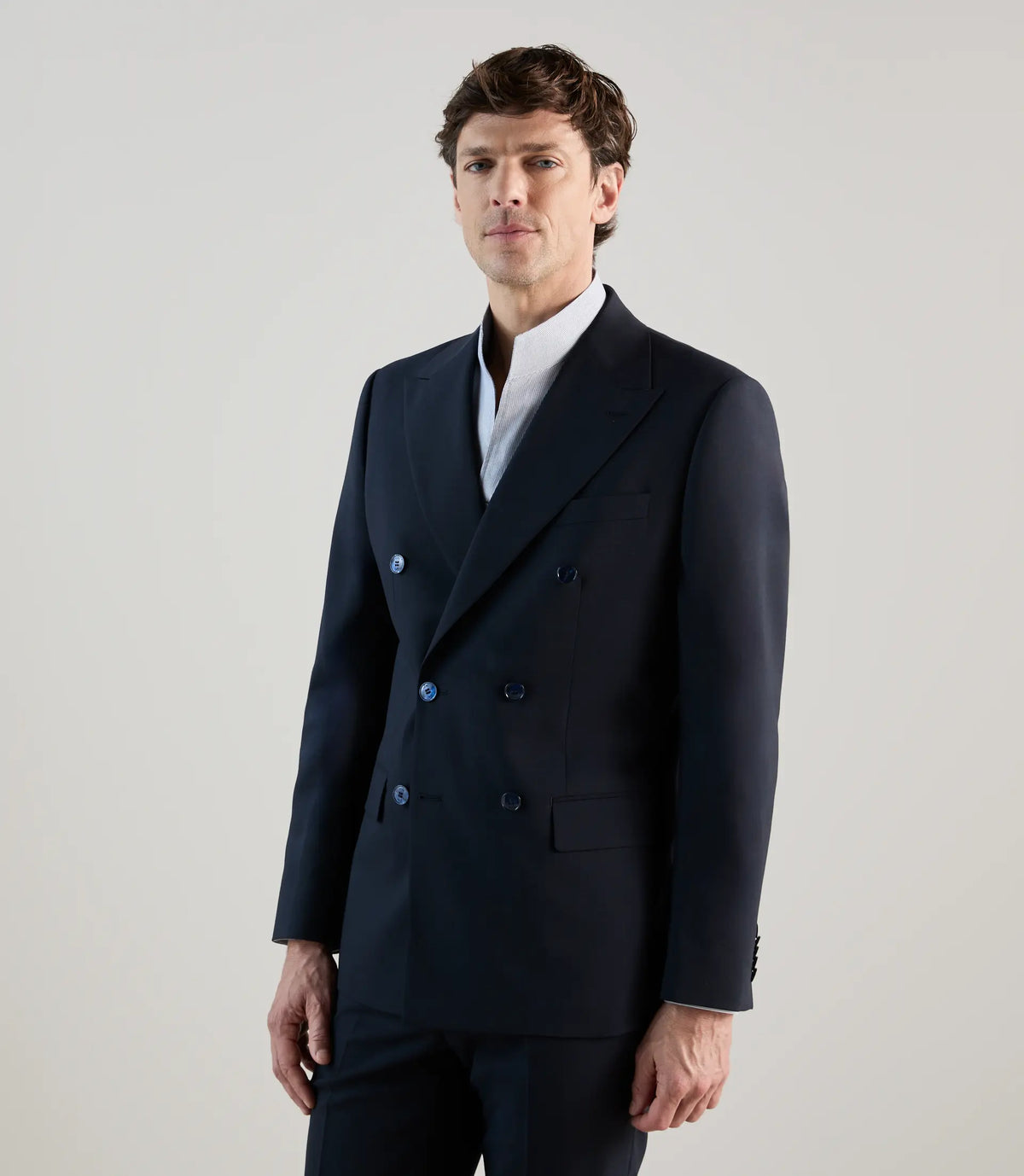 Costume croisé marine - IZAC