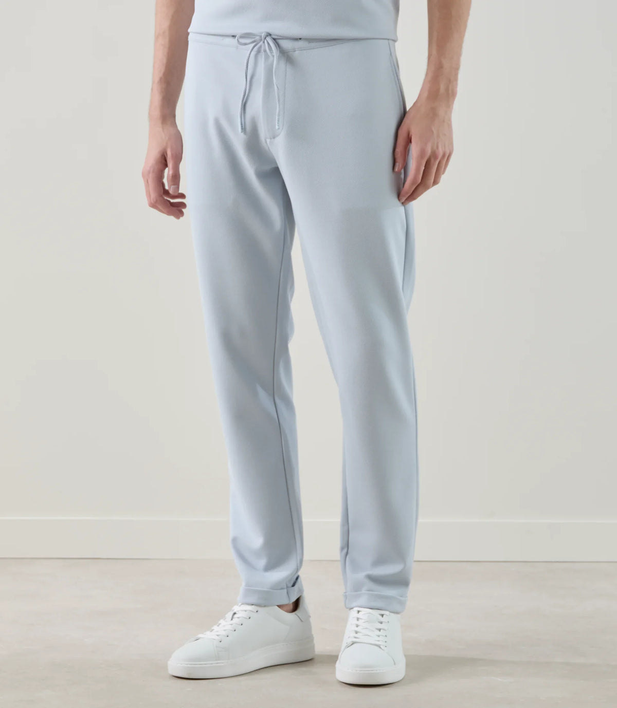 Pantalon casual en maille ciel - IZAC