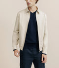 Blouson col chemise beige - IZAC