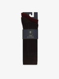 Pack de chaussettes côtelées marron - IZAC