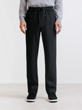 Pantalon à taille élastiquée noir - IZAC