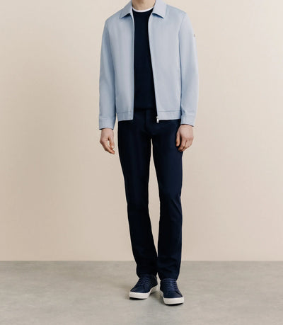 Blouson col chemise ciel - IZAC