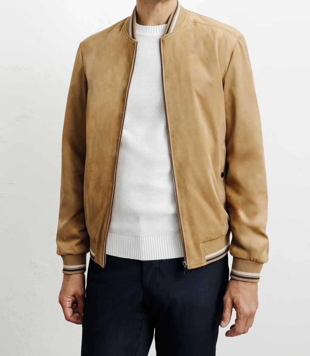 Blouson col teddy camel - IZAC