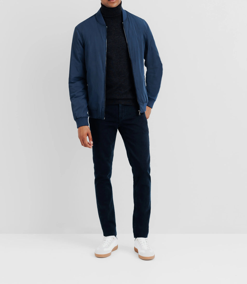 Blouson bomber indigo - IZAC