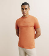 T-shirt manches courtes orange foncé - IZAC