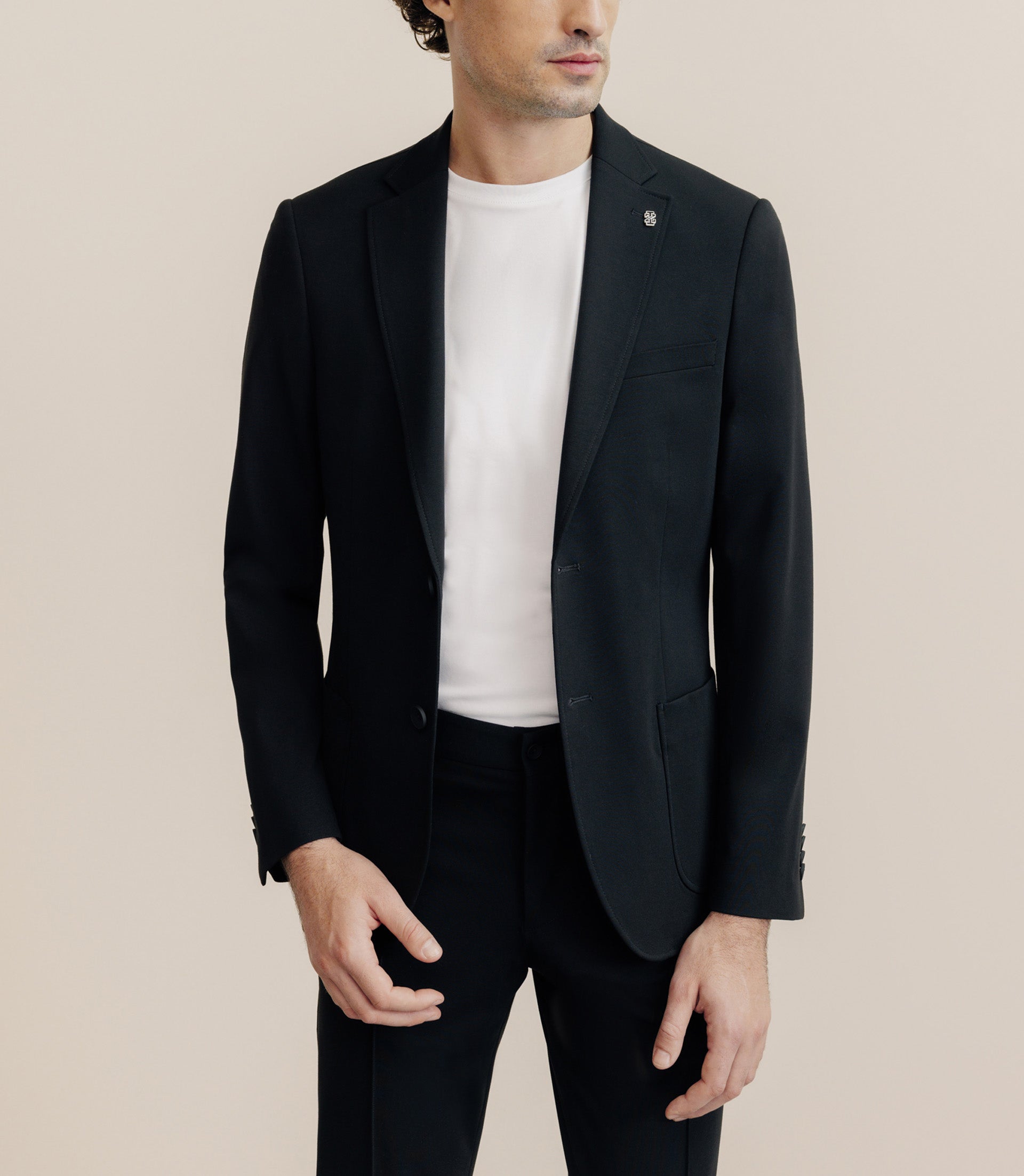 Veste en maille noire - IZAC