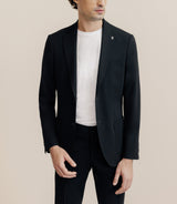 Veste en maille noire - IZAC