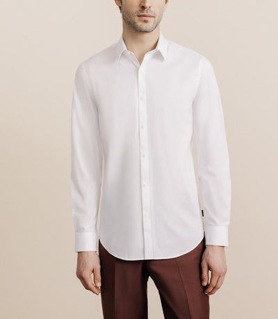 Chemise col français blanche - IZAC