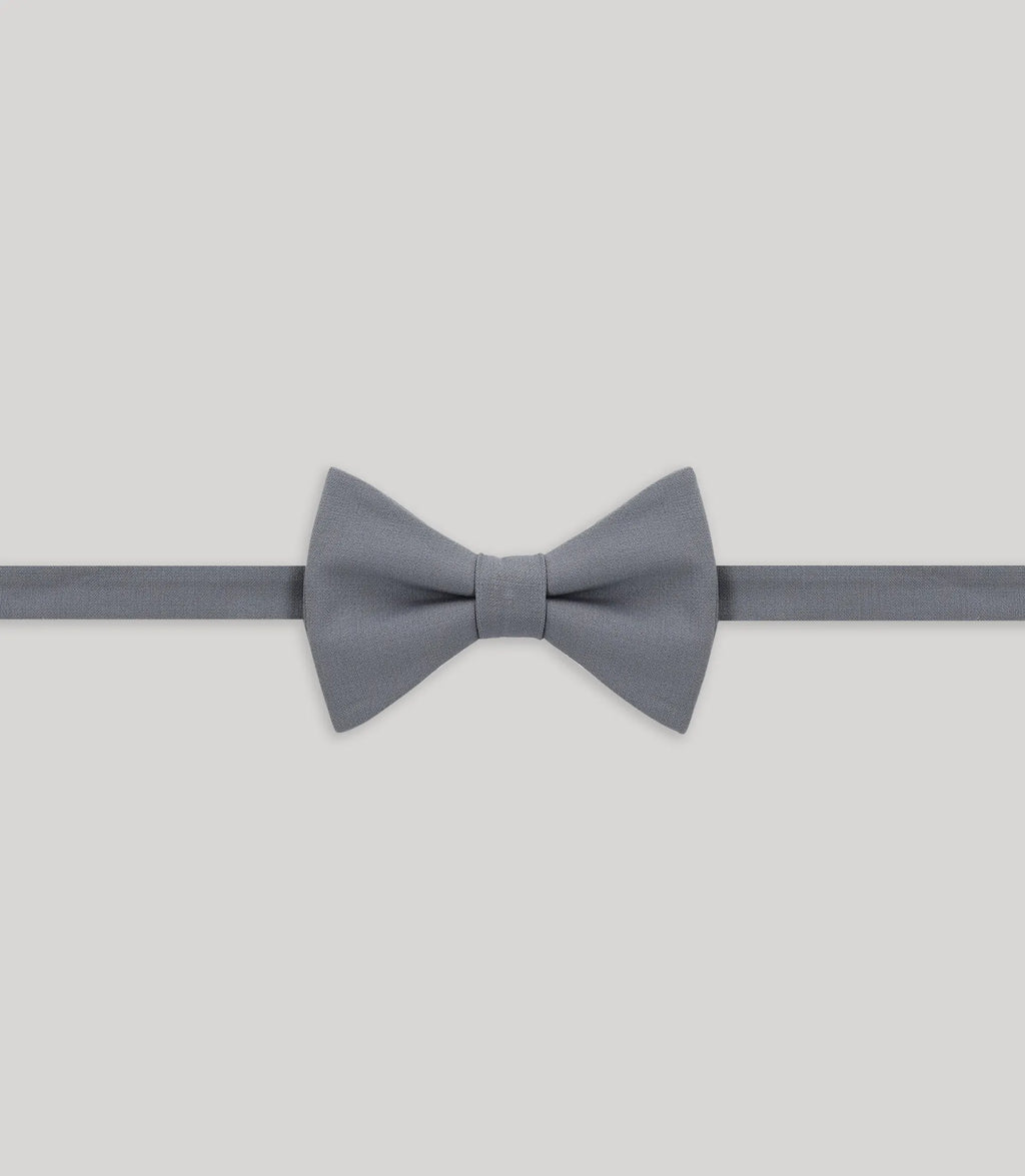 Nœud papillon uni bleu gris clair - IZAC