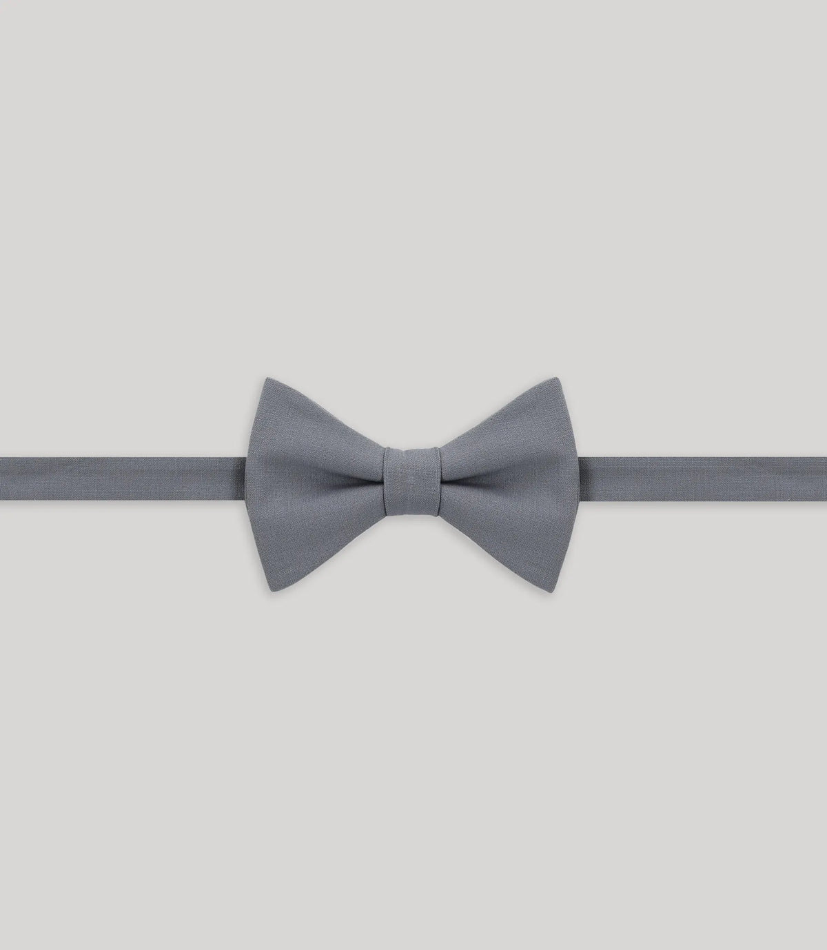 Nœud papillon uni bleu gris clair - IZAC