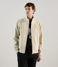Blouson col montant beige - IZAC