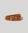 Ceinture tressée orange - IZAC