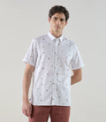 Chemise fantaisie blanche - IZAC