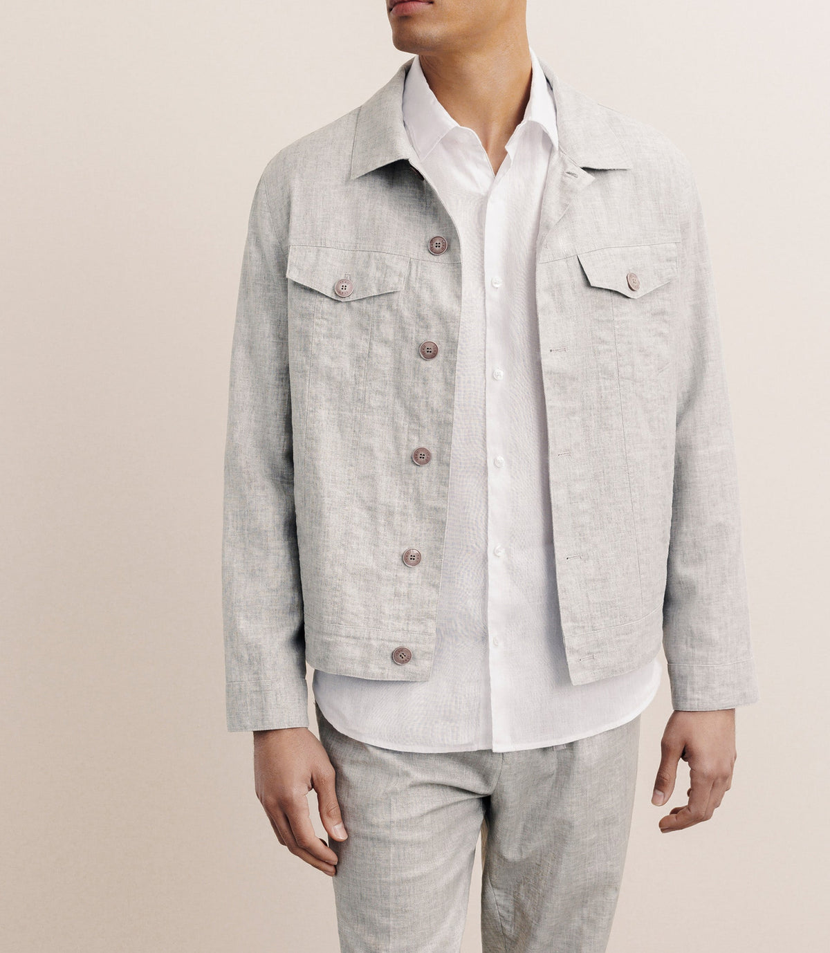 Veste casual grise - IZAC