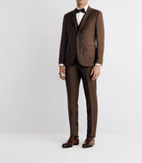 Costume ajusté 2 boutons marron - IZAC