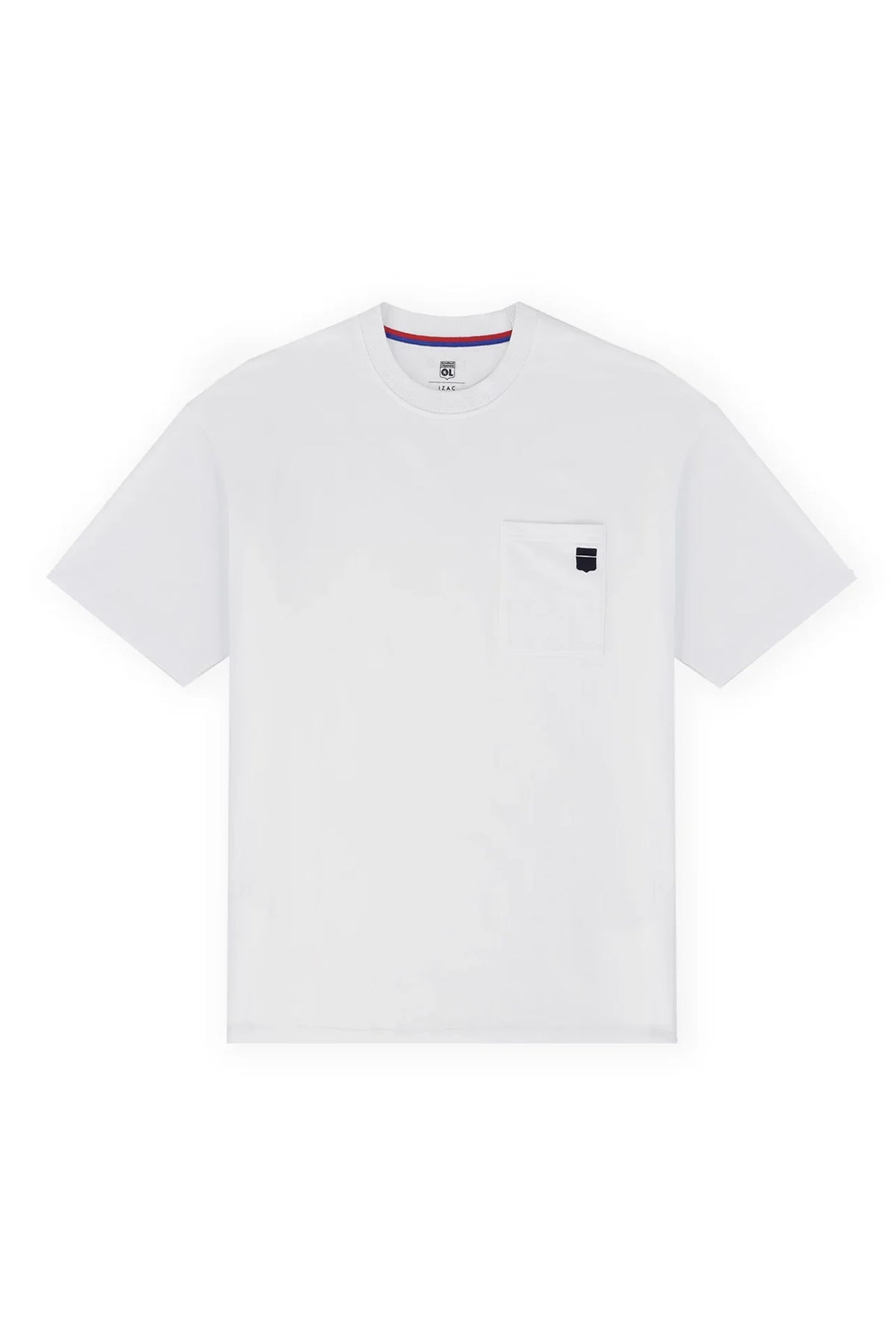 T-shirt col rond blanc - IZAC