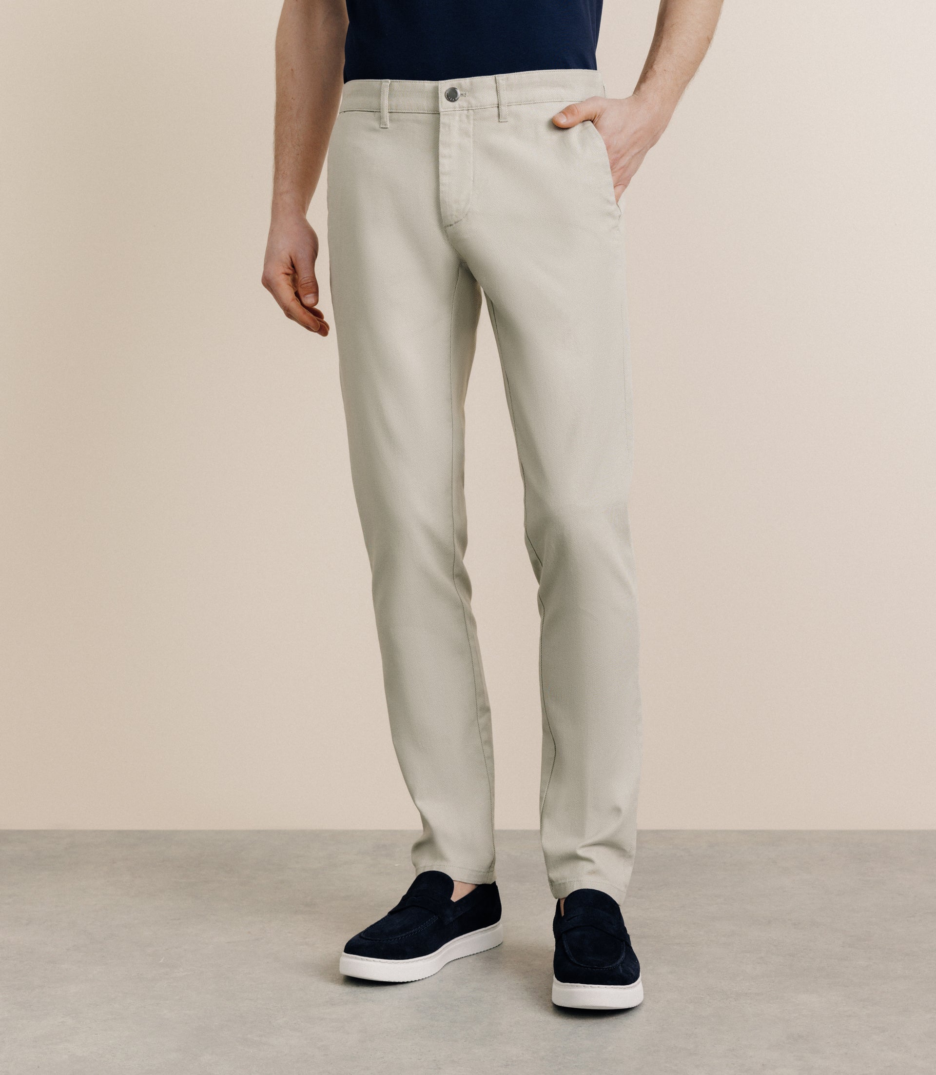 Pantalon slim vert - IZAC