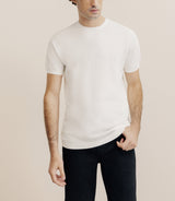 T-shirt en maille blanc - IZAC