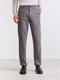 Pantalon flanelle chocolat - IZAC