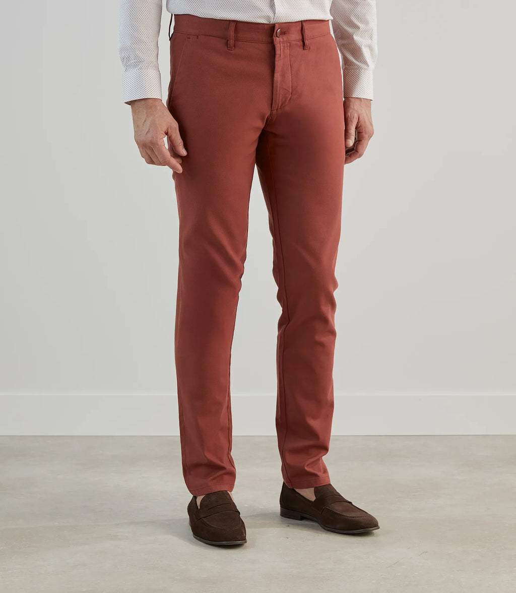 Pantalon armuré rouge bordeaux - IZAC