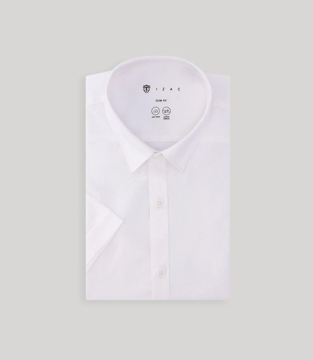Chemise ville unie blanche - IZAC