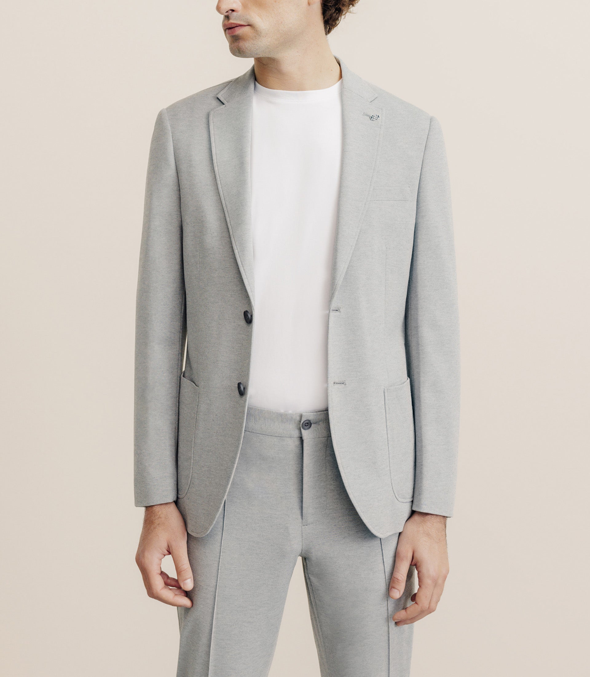 Veste en maille grise - IZAC