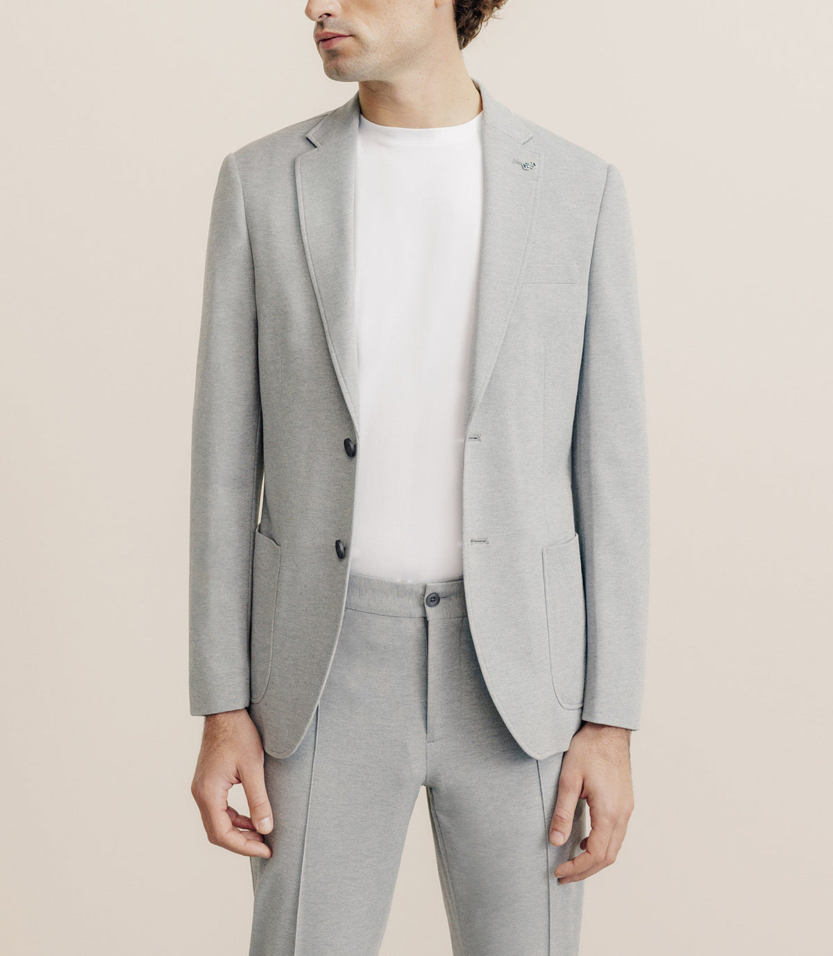 Veste en maille grise - IZAC