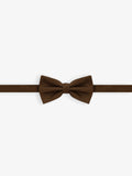 Noeud papillon uni marron - IZAC