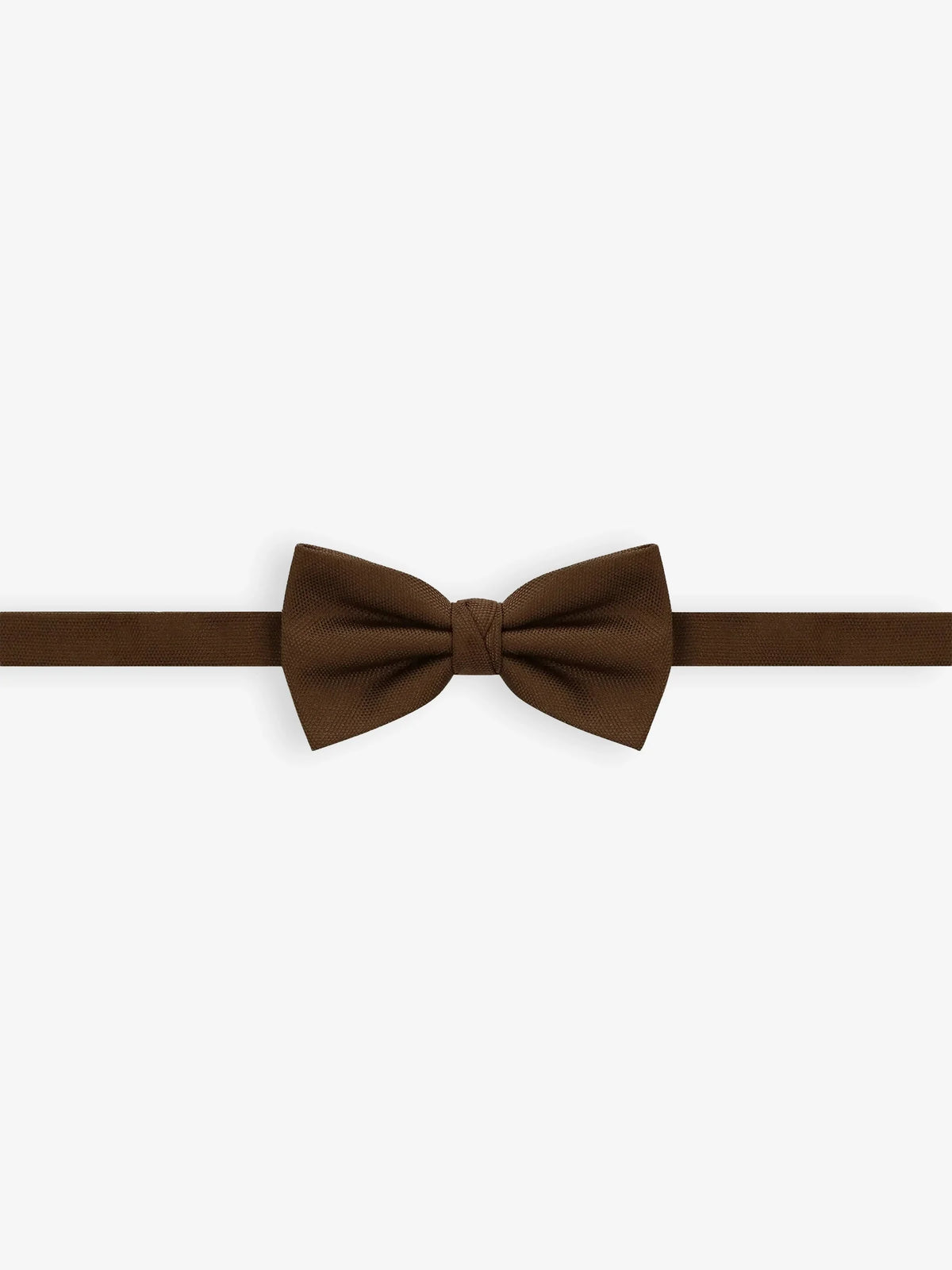 Noeud papillon uni marron - IZAC