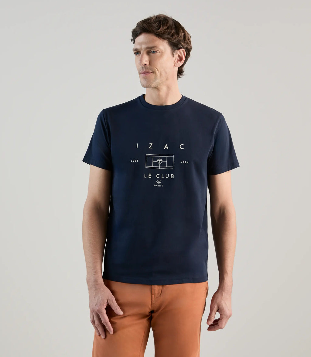 T-shirt à manches courtes marine - IZAC
