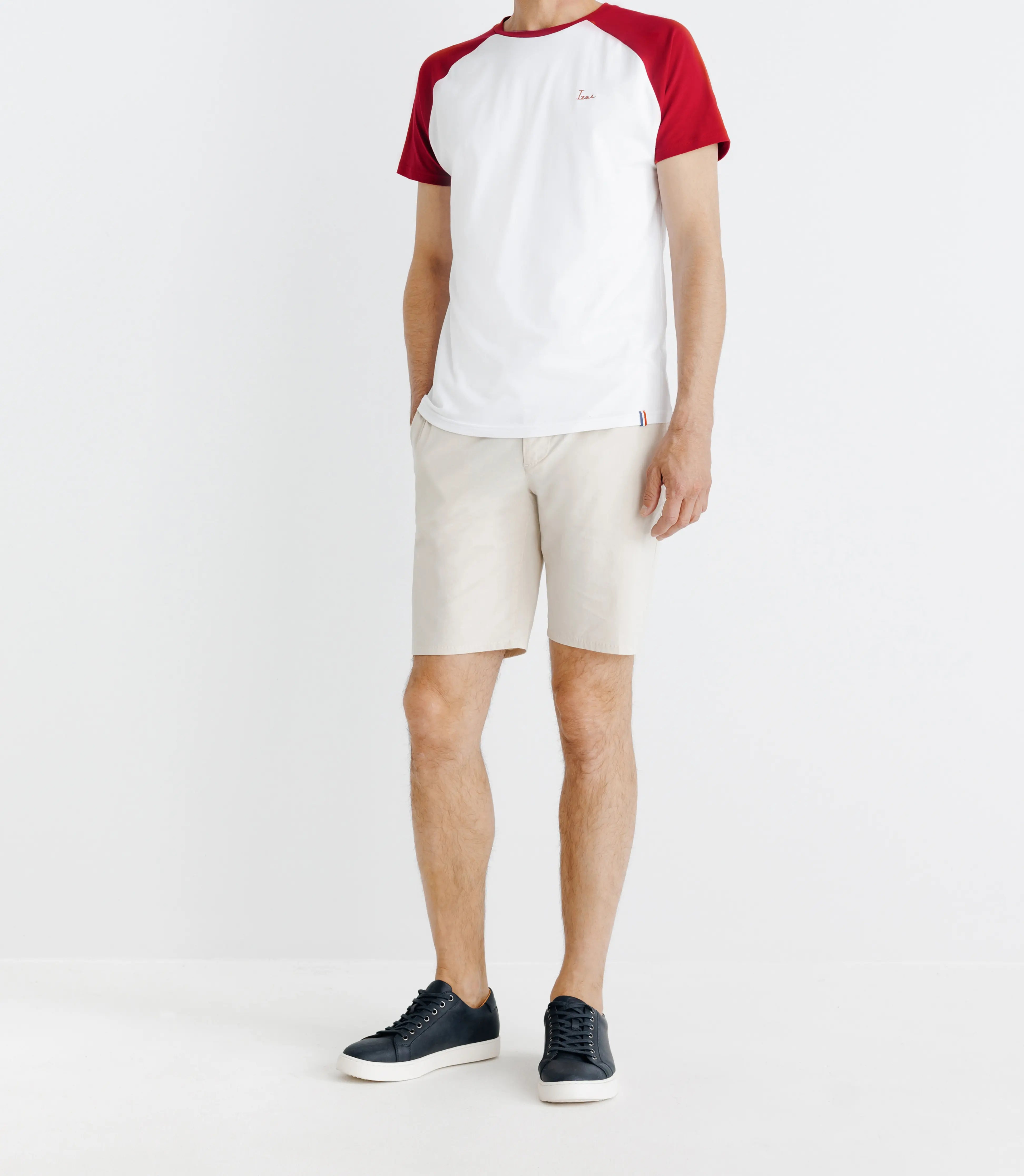 T-shirt manches courtes rouge - IZAC