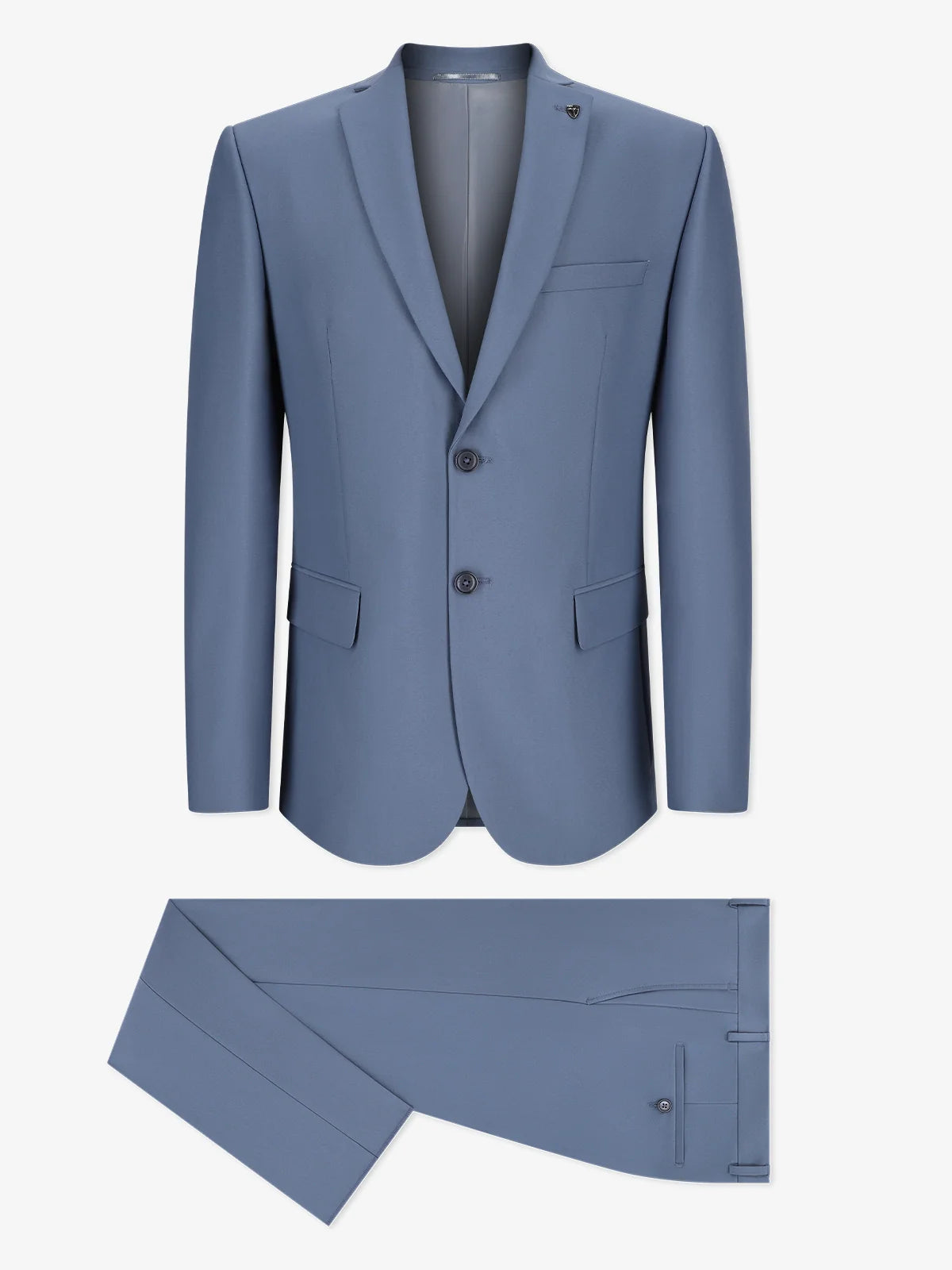Costume 2 boutons bleu clair - IZAC