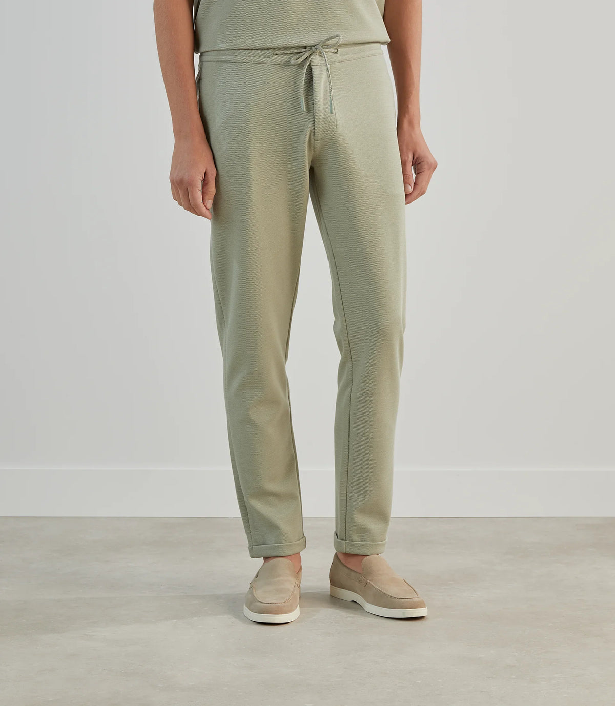 Pantalon casual en maille kaki - IZAC
