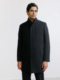 Manteau col montant noir - IZAC