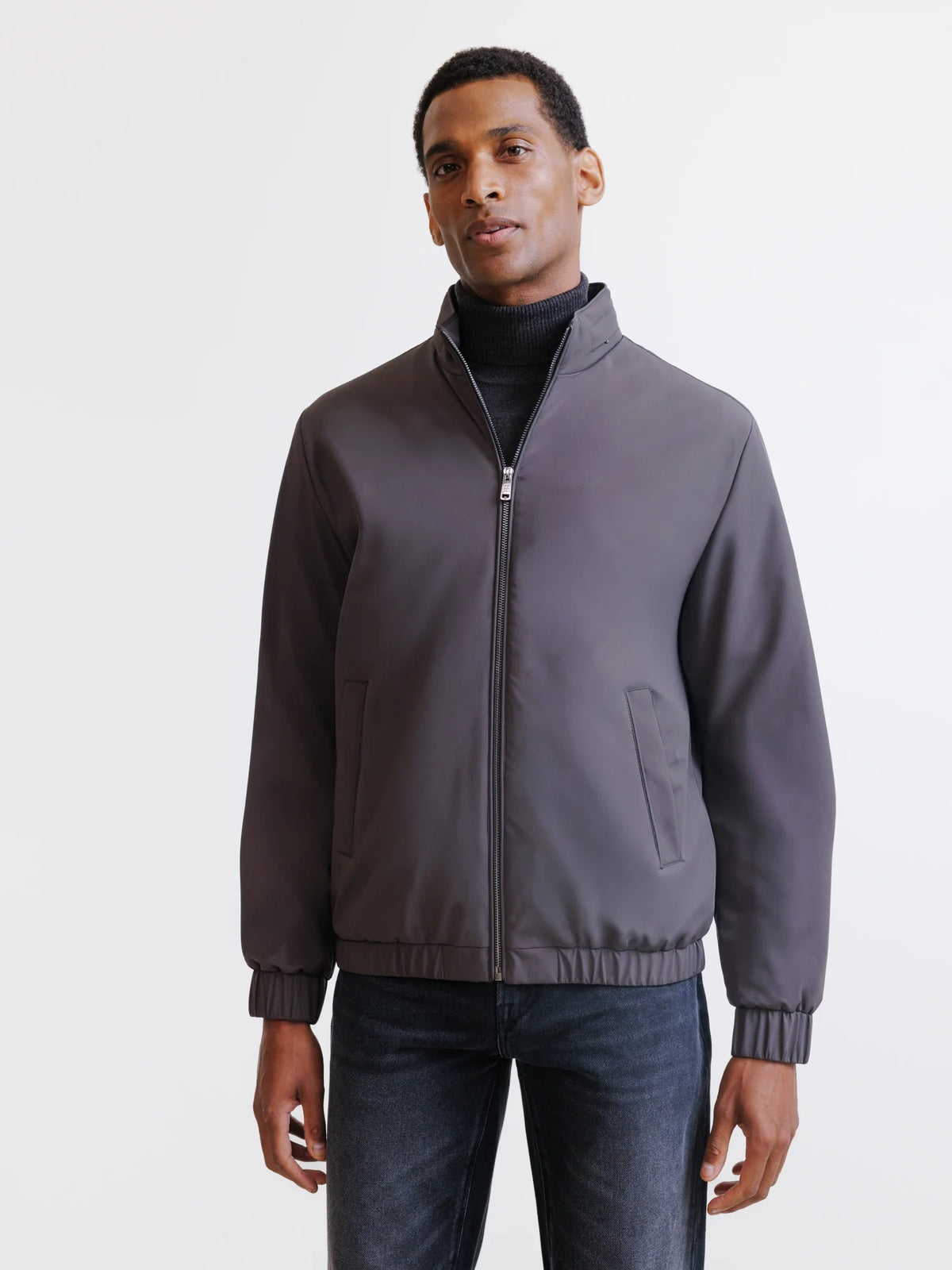 Blouson avec capuche marron - IZAC