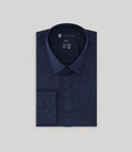 Chemise ville unie marine - IZAC