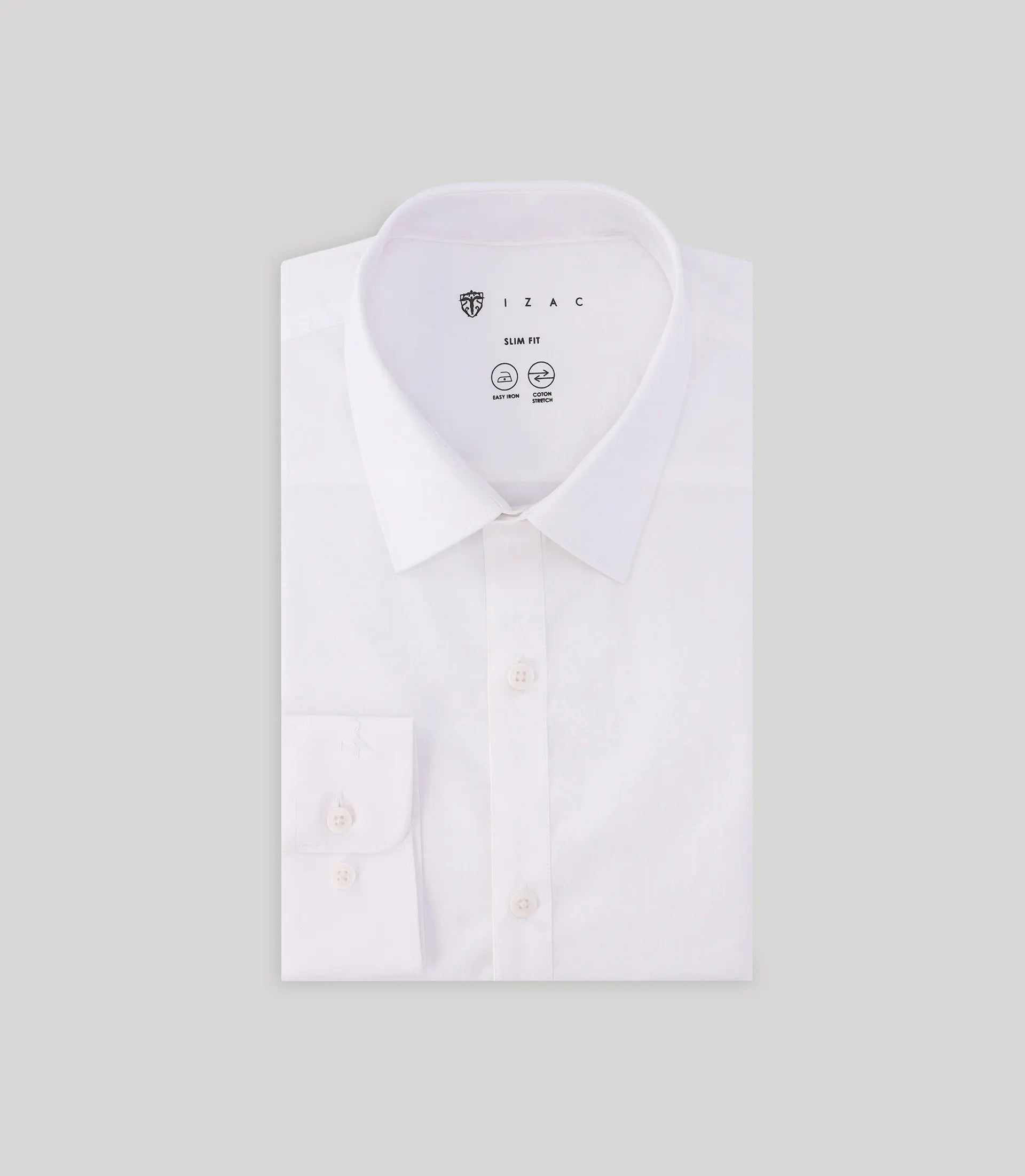 Chemise ville unie blanche - IZAC