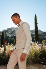 Costume 3 pièces ajusté rose - IZAC